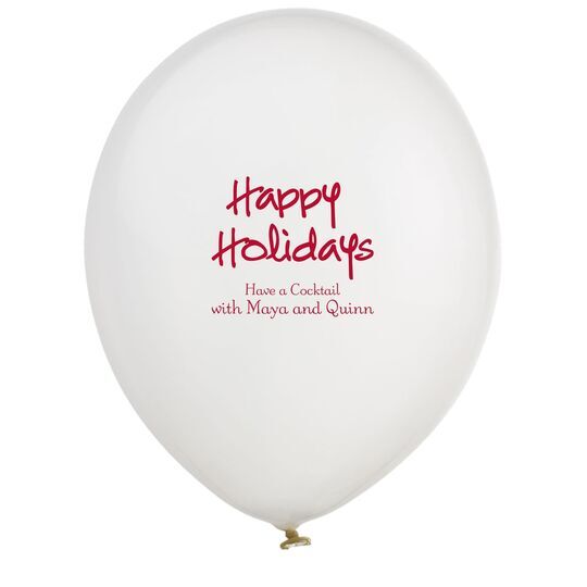 Studio Happy Holidays Latex Balloons